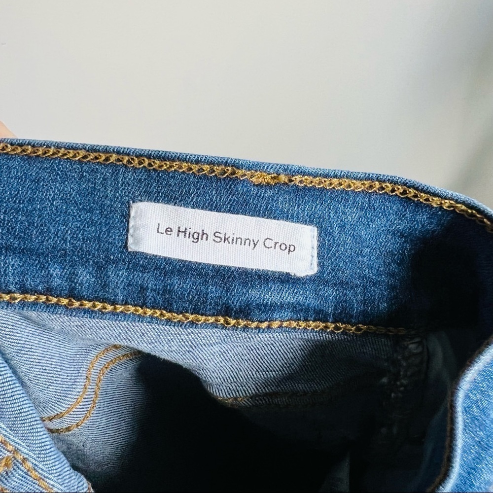 FRAME Denim Le High Skinny Crop Jeans Size 26 - Picture 10 of 11